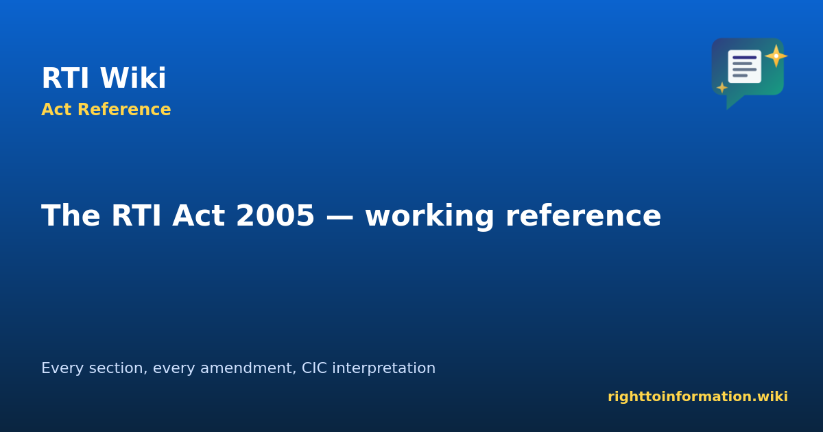 act — RTI Wiki