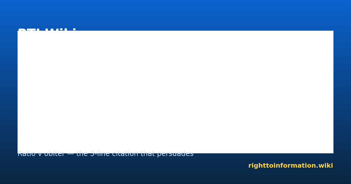 Citing case law — RTI Wiki