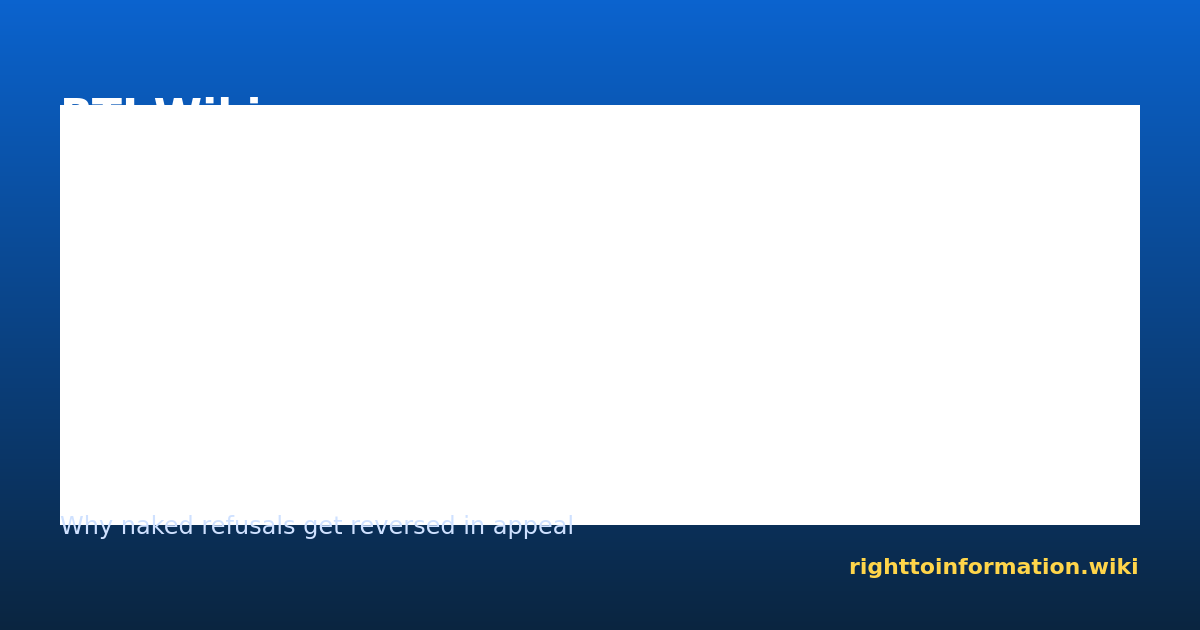 Speaking PIO replies — RTI Wiki