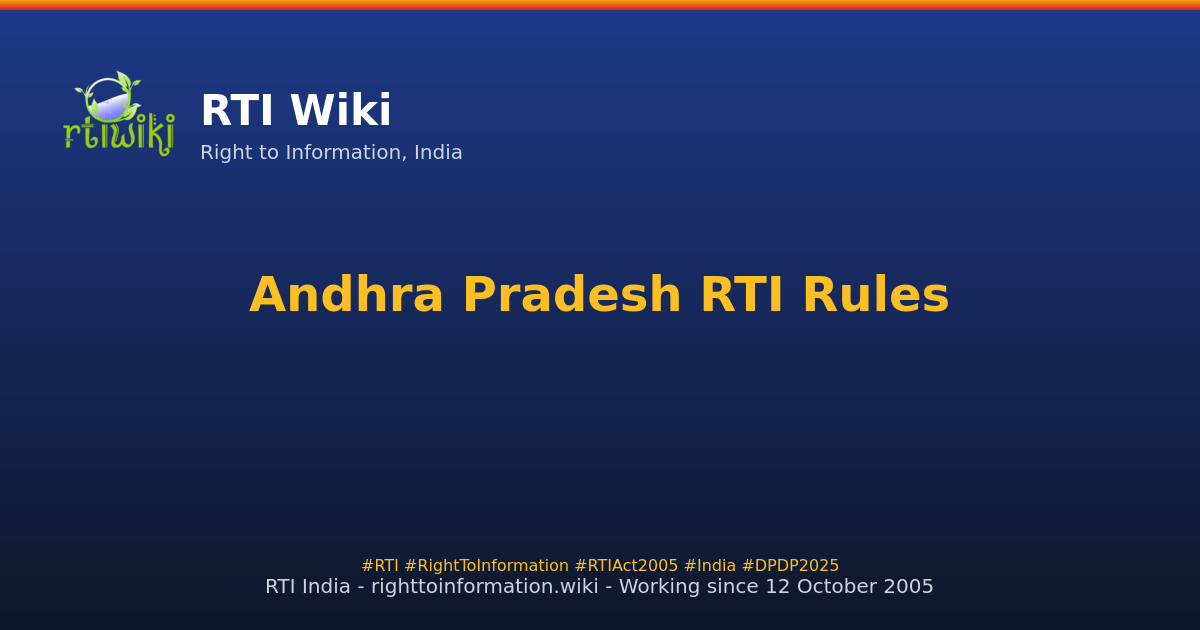 rules / andhrapradesh / state — RTI Wiki